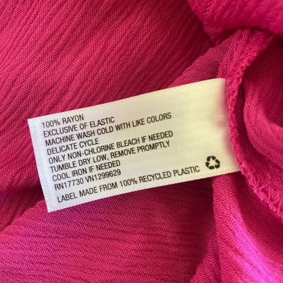 Knox Rose Sleeveless Smocked Pink Dress Sz-Small - Picture 4 of 9